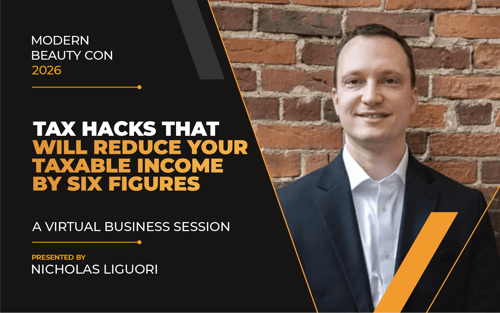 Tax Hacks That Will Reduce Your Taxable Income by Six Figures – A Virtual Business Session by Nicholas Liguori